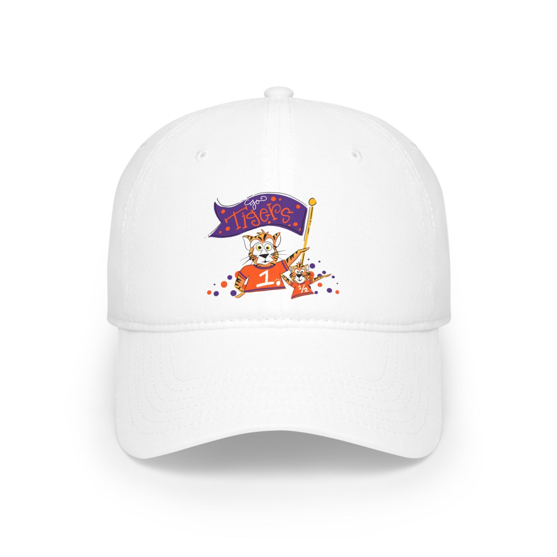 "Go Tigers" Orange and Purple Hat