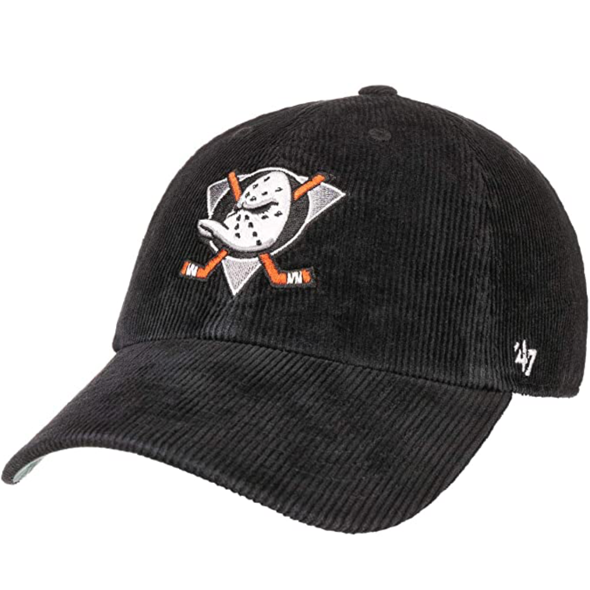 '47 Brand - Clean Up Cord Anaheim Ducks Hat - Black