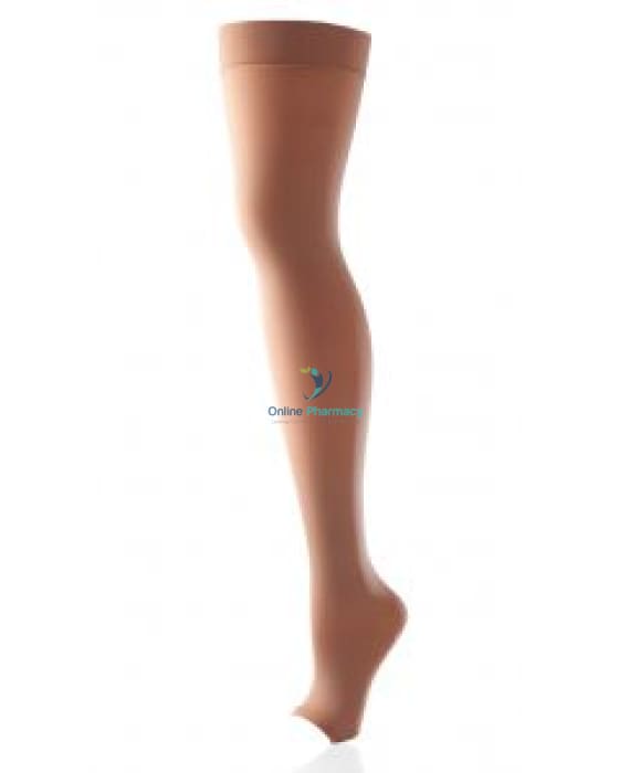 Activa Class 2 Thigh Length Open Toe Compression Socks  - 1 Pair