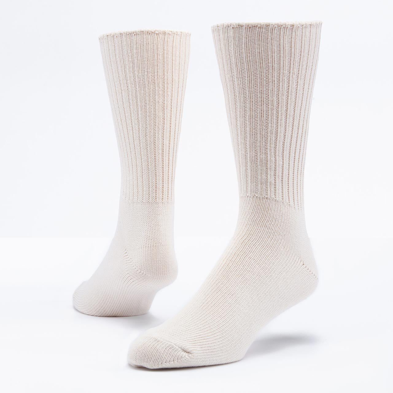 Allergy Unisex Crew Socks - 6 Pack Socks Maggie's Organics S Natural